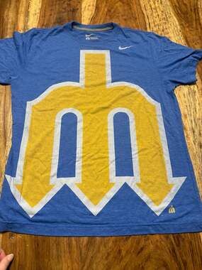 Nike Seattle Mariners Cooperstown Collection Logo Tri-Blend T-Shirt large